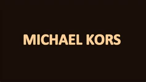 how to spell michael kors|how to say michael kors.